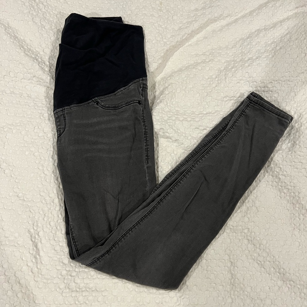 MY FAVORITE Gray Maternity Skinny Jeans, H&M Size 10